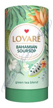 Чай зелёный 80г, лист, "Багамский саусеп", LOVARE