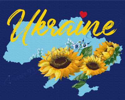 Картина по номерам "Цветущая Украина", 40*50