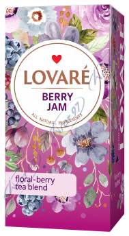 Чай цветочный 1.5г*24, пакет, "Berry Jam", LOVARE