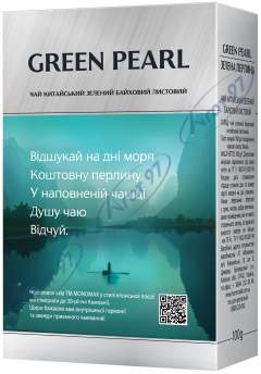 Чай зелёный 100г, лист, GREEN PEARL, МОNОМАХ