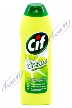 Крем чистящий CIF, 500мл, Актив Лимон