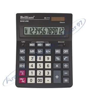 Настільний калькулятор Brilliant BS-111, 12 р