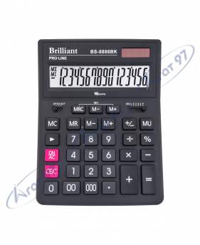 Калькулятор Brilliant BS-8886BK, 16 разрядов