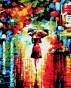 Картина за номерами "Дівчина з парасолею", 40*50, ART Line