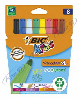 Фломастери "Kids Visacolor XL", 8 кольорів