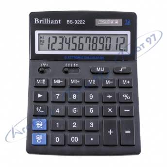 Калькулятор Brilliant BS-0222, 12 разрядов