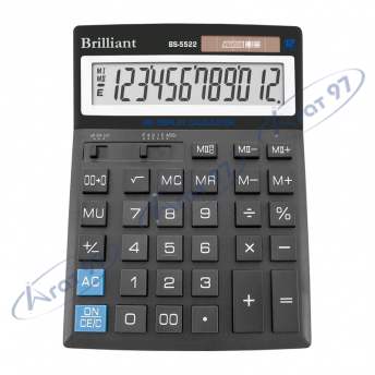 Калькулятор Brilliant BS-5522, 12 разрядов