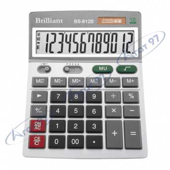 Калькулятор Brilliant BS-812В, 12 розрядів