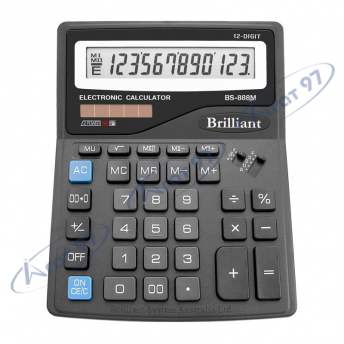 Калькулятор Brilliant BS-888М, 12 разрядов