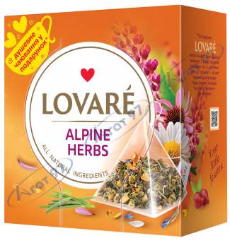  Чай трав'яний 2г*15, пакет "Alpine herbs", LOVARE