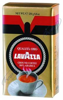 Кава мелена Qualita Oro, 250г, "Lavazza", пакет