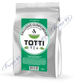 Чай зелений TОТТІ Tea "Ексклюзив Ганпаудер", листовий, 250г*5