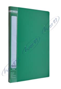 Папка пластикова з боковим притиском, JOBMAX, A4 , зелена