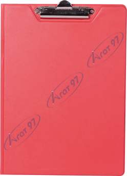 Клипборд-папка, А4, PVC, красный