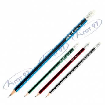 Олівець графітний Axent 9002-А, НВ, 12шт.