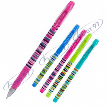 Ручка шариковая Stripes, синяя
