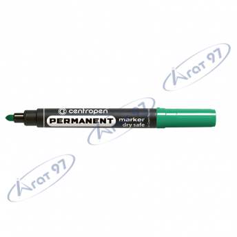 Маркер Permanent Dry Safe 8510 2,5 мм круглий зел.