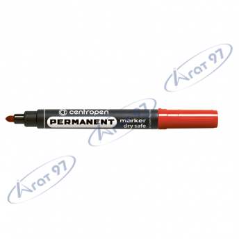 Маркер Permanent Dry Safe 8510 2,5 мм круглий черв