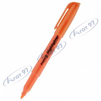 Маркер Highlighter D2503, 2-4 мм клиноп. оранжевый