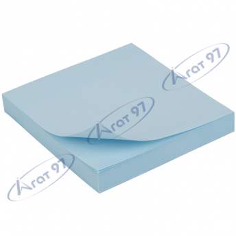 Блок бумаги с липким слоем 75x75 мм, 100 л., син