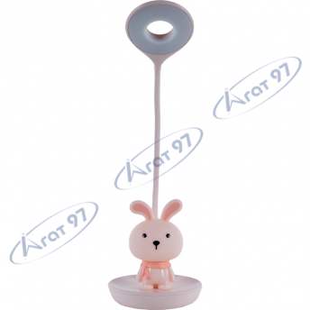 Настільна лампа LED з акумулятором Bunny, рожевий