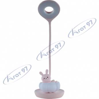 Настольная лампа LED с аккумулятором Cloudy Bunny, розовый