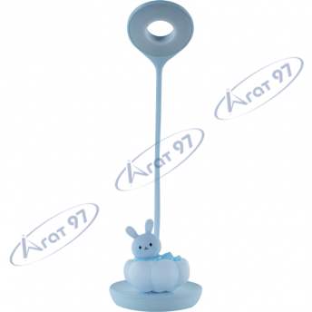 Настольная лампа LED с аккумулятором Cloudy Bunny, голубой