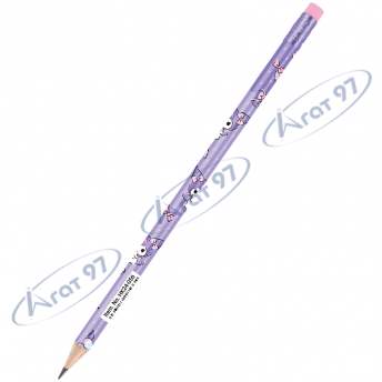 Олівець графітний з гумкою HK