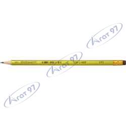 Олівець чорнографітних Oriental HB з гумкою
